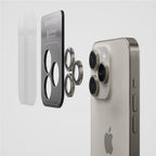 MOZTECH【頂級款｜鈦金屬】 iPhone 15Pro/15Pro Max  藍寶石鏡頭貼 鏡頭保護貼