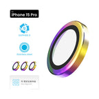 MOZTECH 【鍛造不鏽鋼】iPhone 15Pro/15Pro Max 藍寶石鏡頭貼 鏡頭保護貼