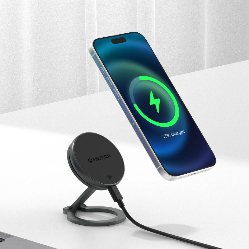 MOZTECH Qi2磁吸無線充電盤