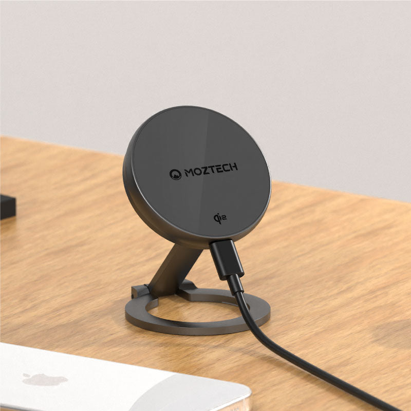 MOZTECH Qi2磁吸無線充電盤