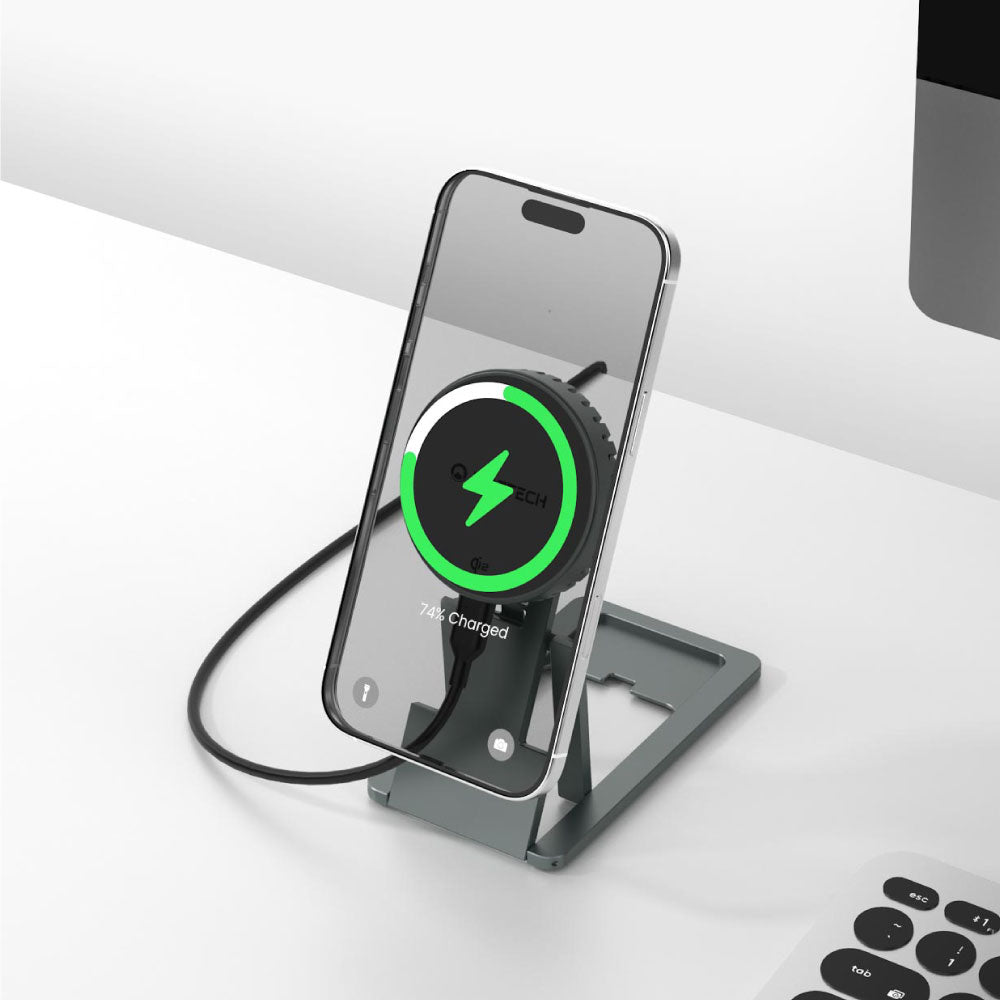 MOZTECH Qi2磁吸無線充電盤(風扇款)