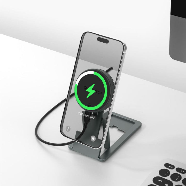 MOZTECH Qi2磁吸無線充電盤(風扇款)