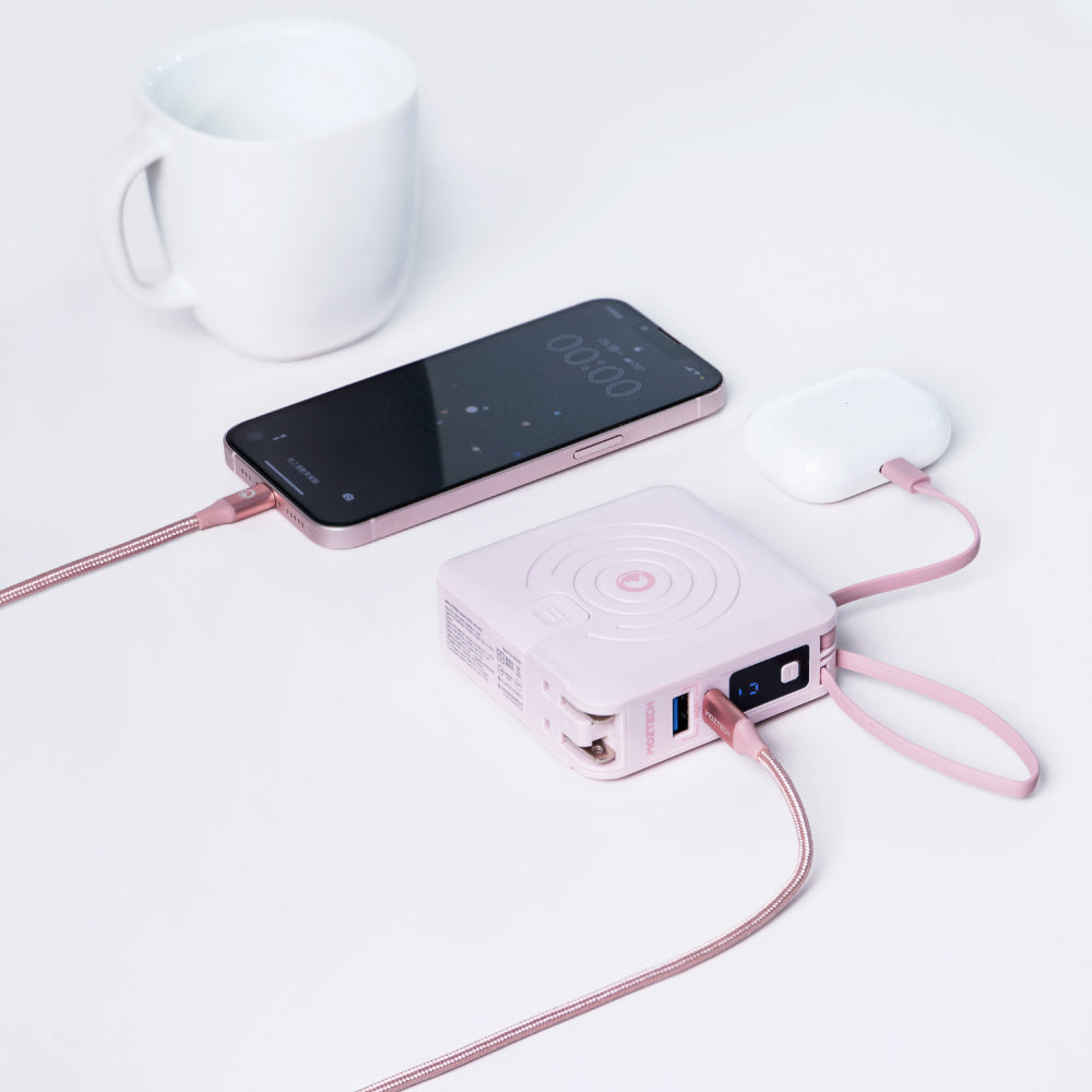 MOZTECH USB-C to Lightning 編織傳輸充電線 蘋果MFi認證