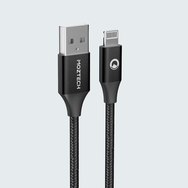 USB-A to Lightning 編織傳輸充電線