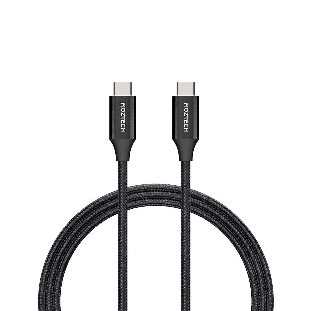 MOZTECH USB-C to USB-C 100W 編織傳輸充電線