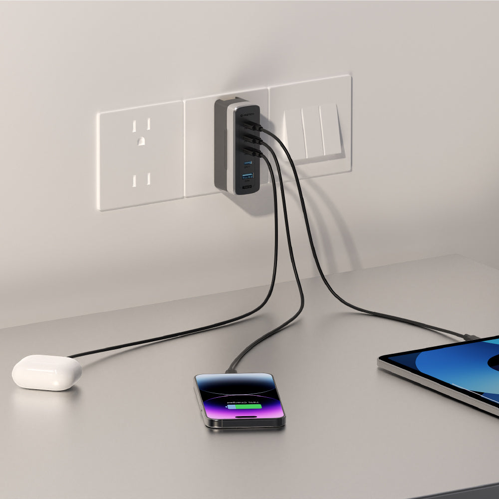 MOZTECH Slimo 超薄氮化鎵電源供應器(75W)